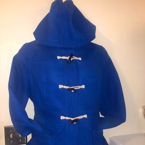 Cobalt Blue Pea Coat